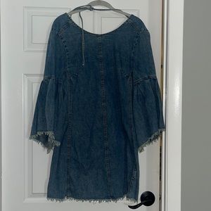 Denim free people dress